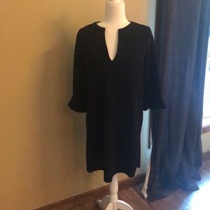 Long sleeved v-neck dress
